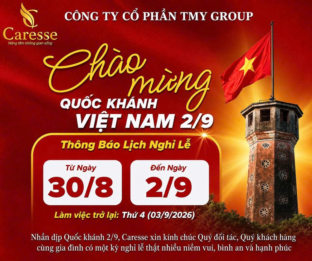 THÔNG BÁO NGHỈ LỄ QUỐC KHÁNH 2/9/2026