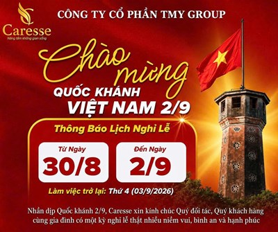 THÔNG BÁO NGHỈ LỄ QUỐC KHÁNH 2/9/2026