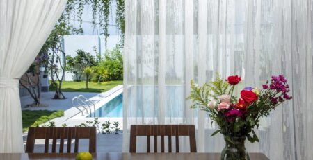 rèm cửa voan thêu