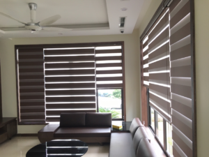 Rèm cầu vồng phòng khách