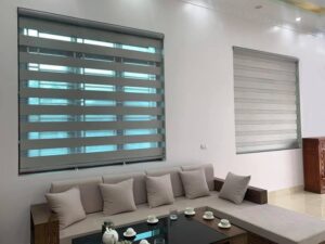 Rèm cầu vồng phòng khách