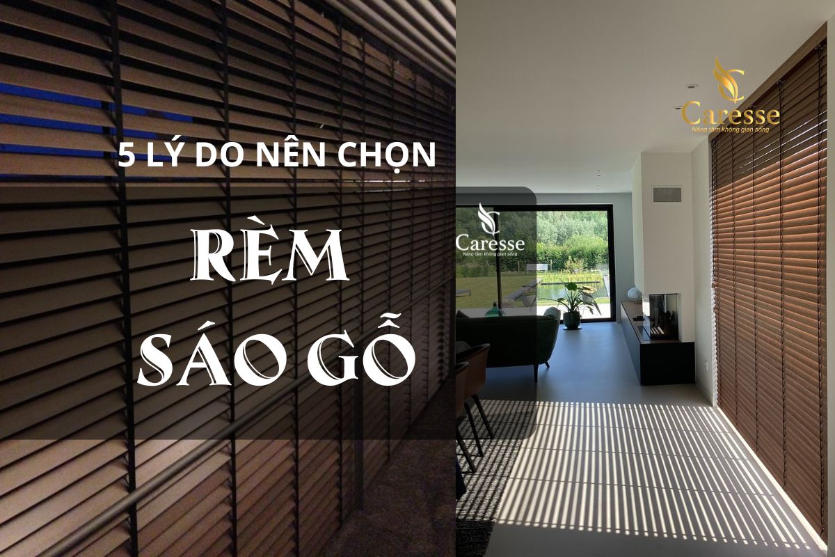 Rèm sáo gỗ