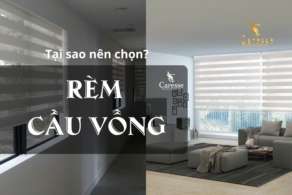 Rèm cầu vồng phòng khách